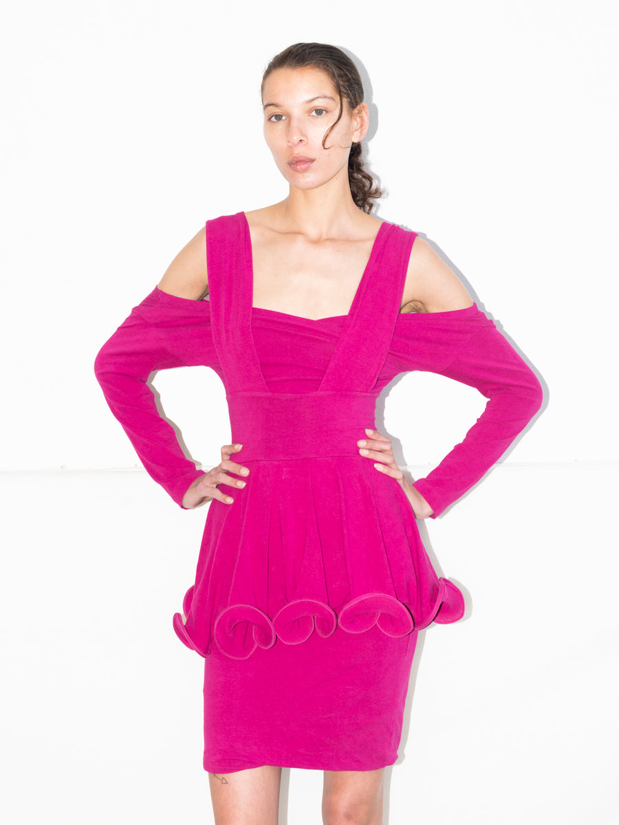 pink dress with hole in middle Rabbit Hole Dress – supergoodie