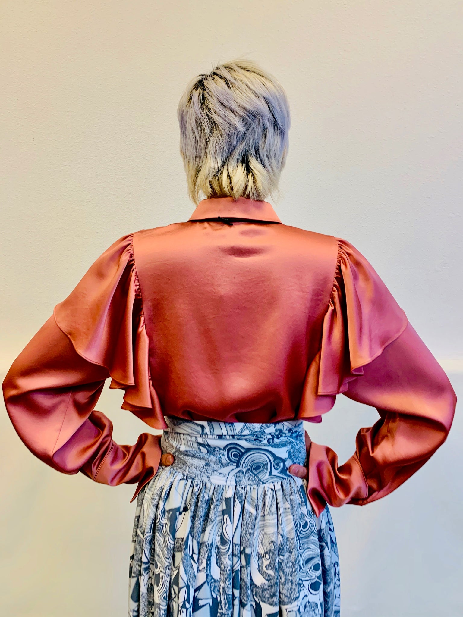 Allen Schwartz Sylvie Ruffle Blouse