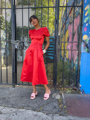 Puff sleeve hot sale dress zara