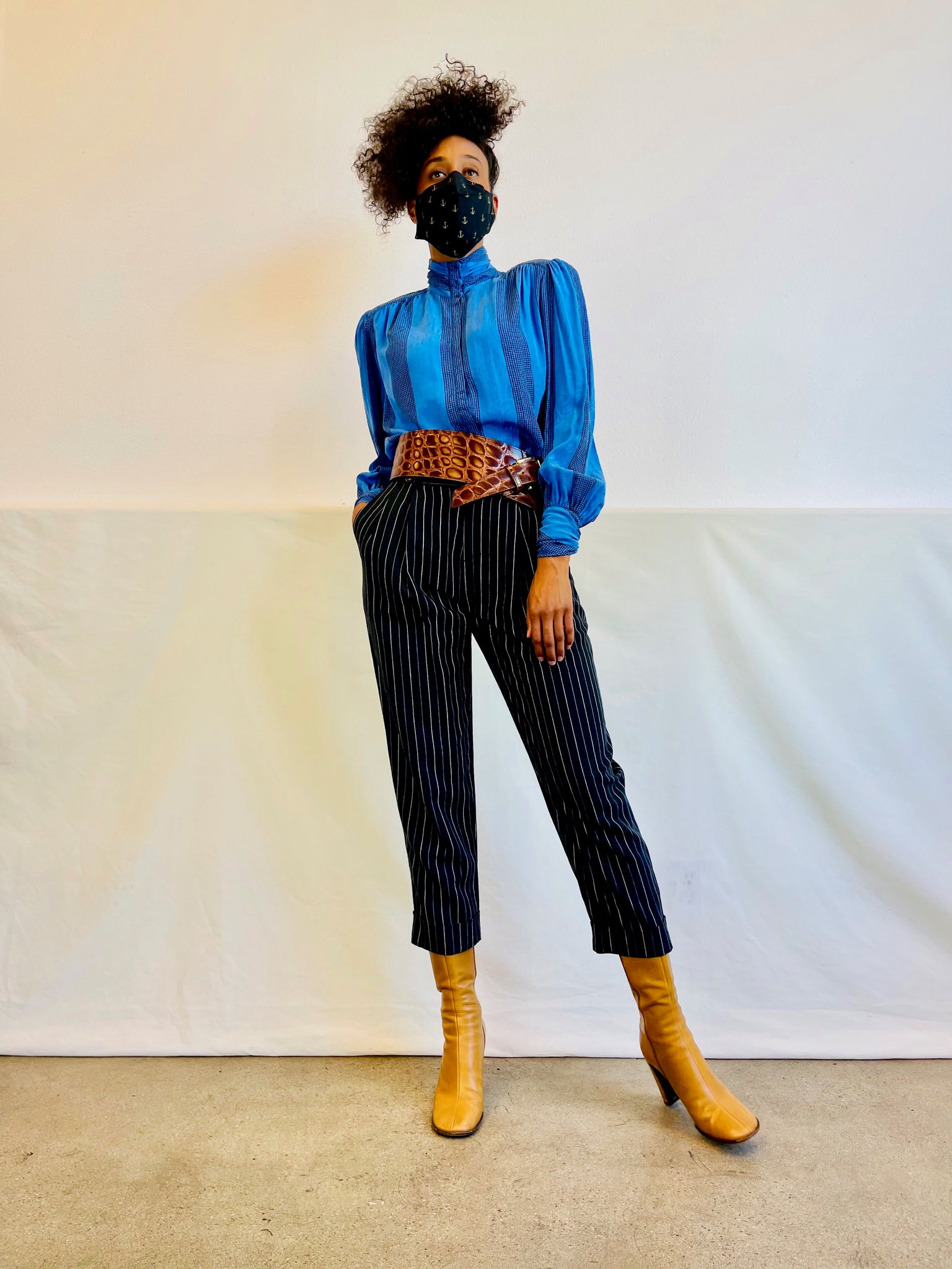 Vintage Blue For You Blouse
