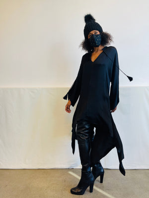 Vetiver Crepe Dress