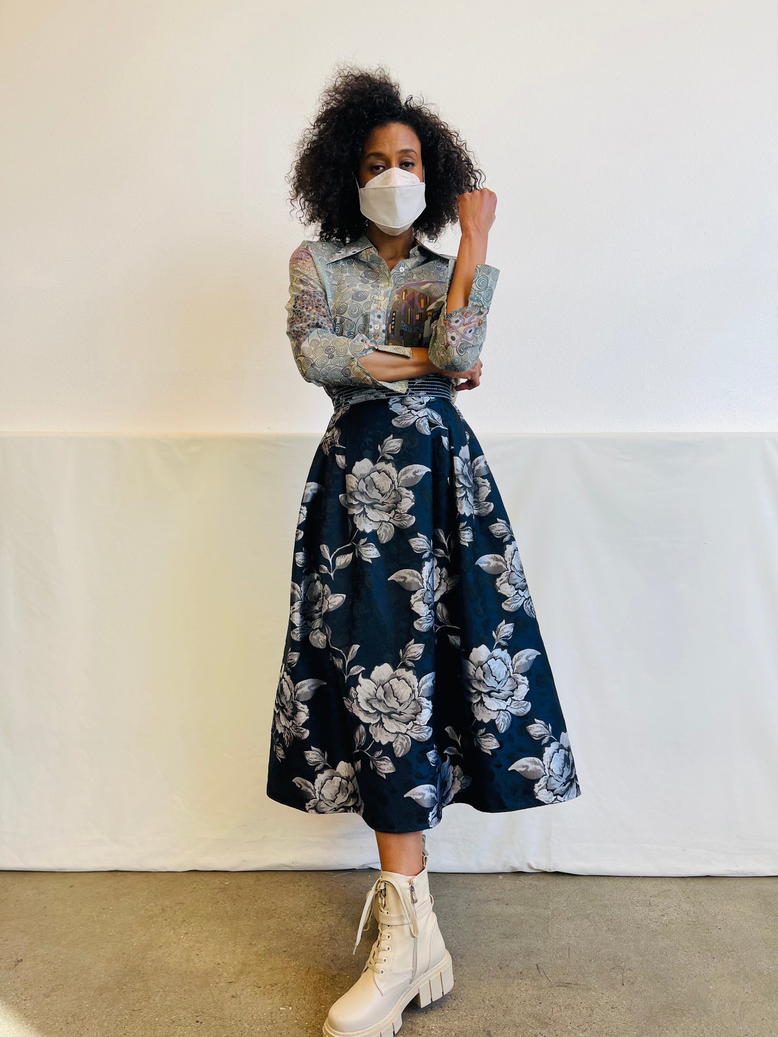 Jacquard clearance skirt style