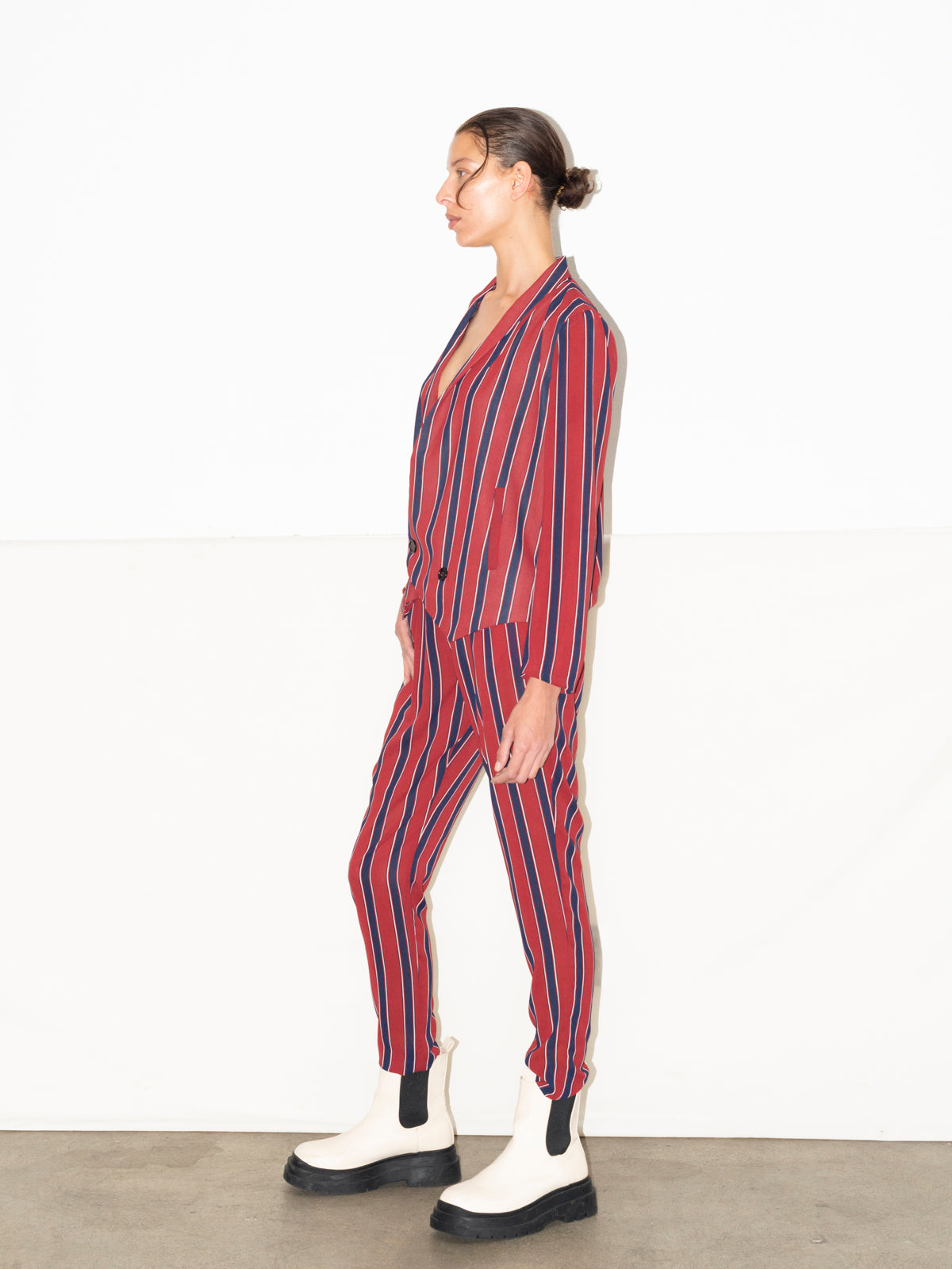 Vetiver Stripe Pant