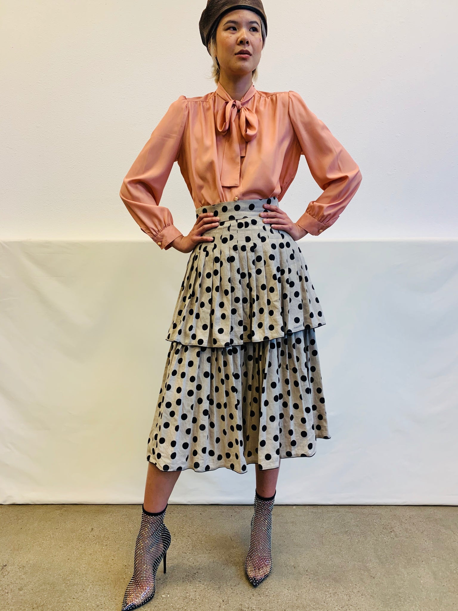 Vintage In Tiers Skirt