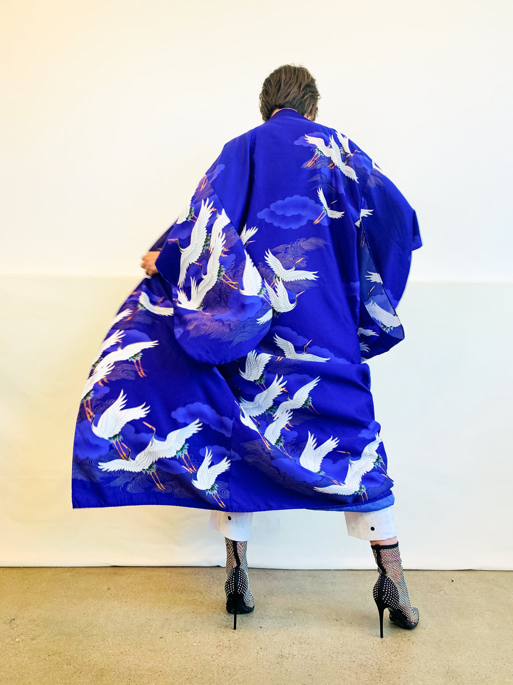 Vintage Night Flyer Kimono